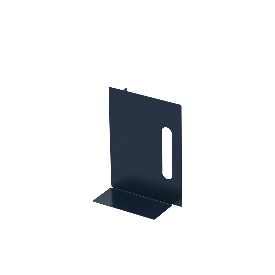 ที่กั้นหนังสือเหล็ก LEECO รุ่น FRAMEWORK ขนาด 15X12X20 ซม. สีน้ำเงิน 2 ชิ้น